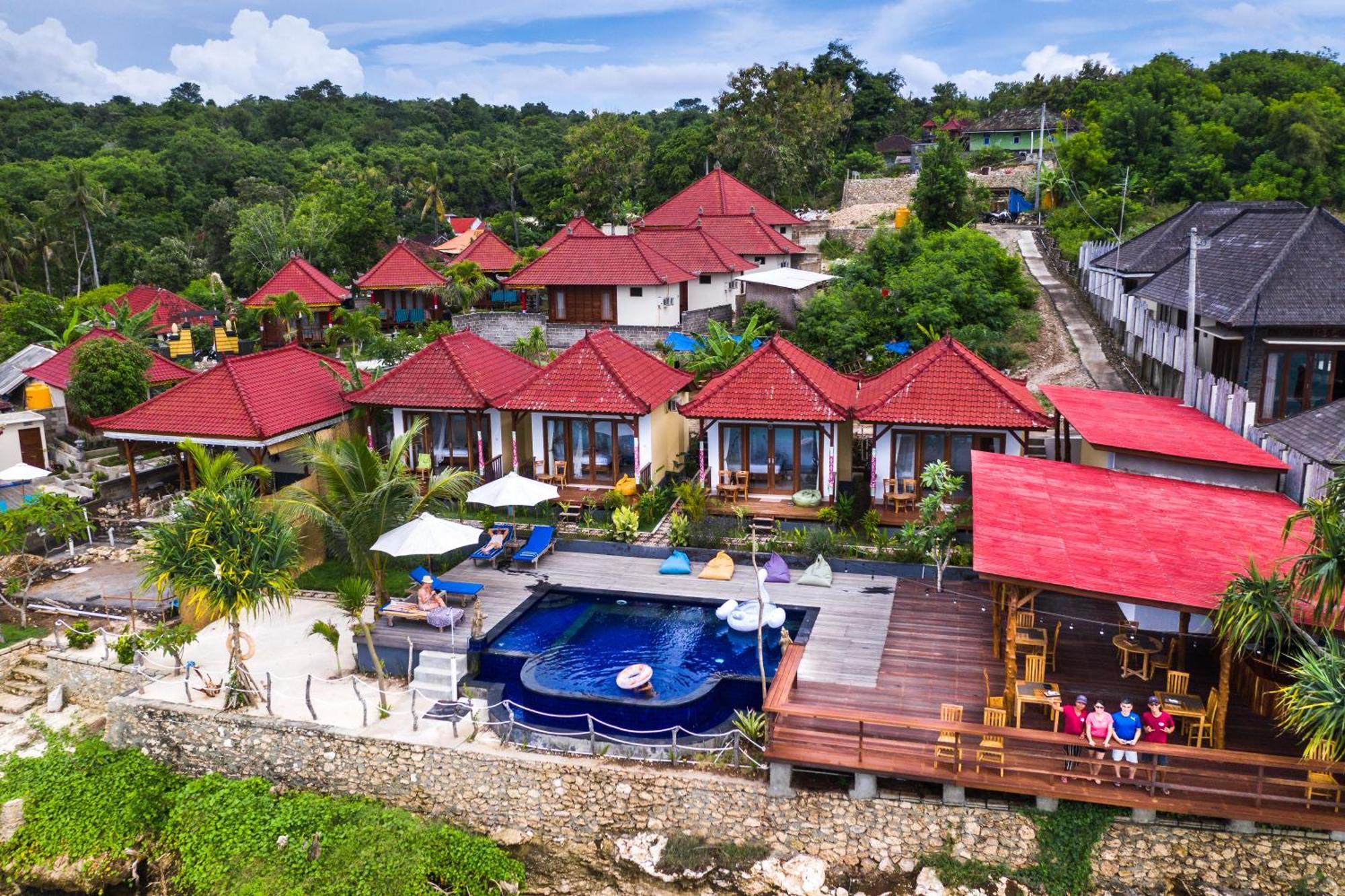 Nusa Veranda Sunset Villas & Restaurant 누사 렘봉안 외부 사진
